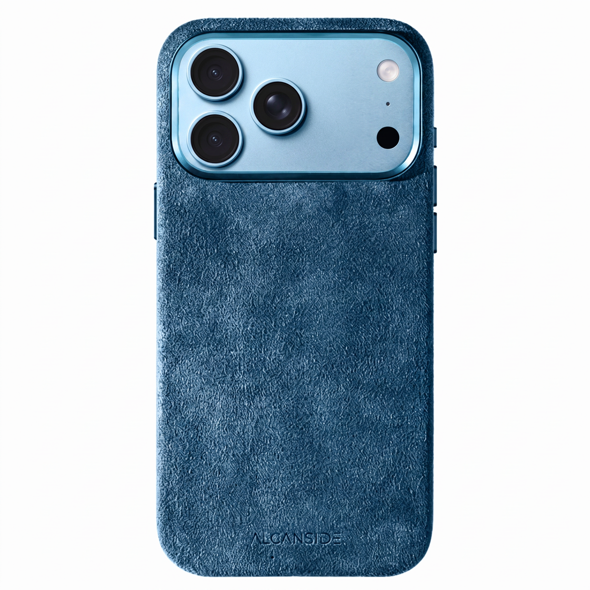iPhone 18 Pro Max Alcantara Case Ocean Blue