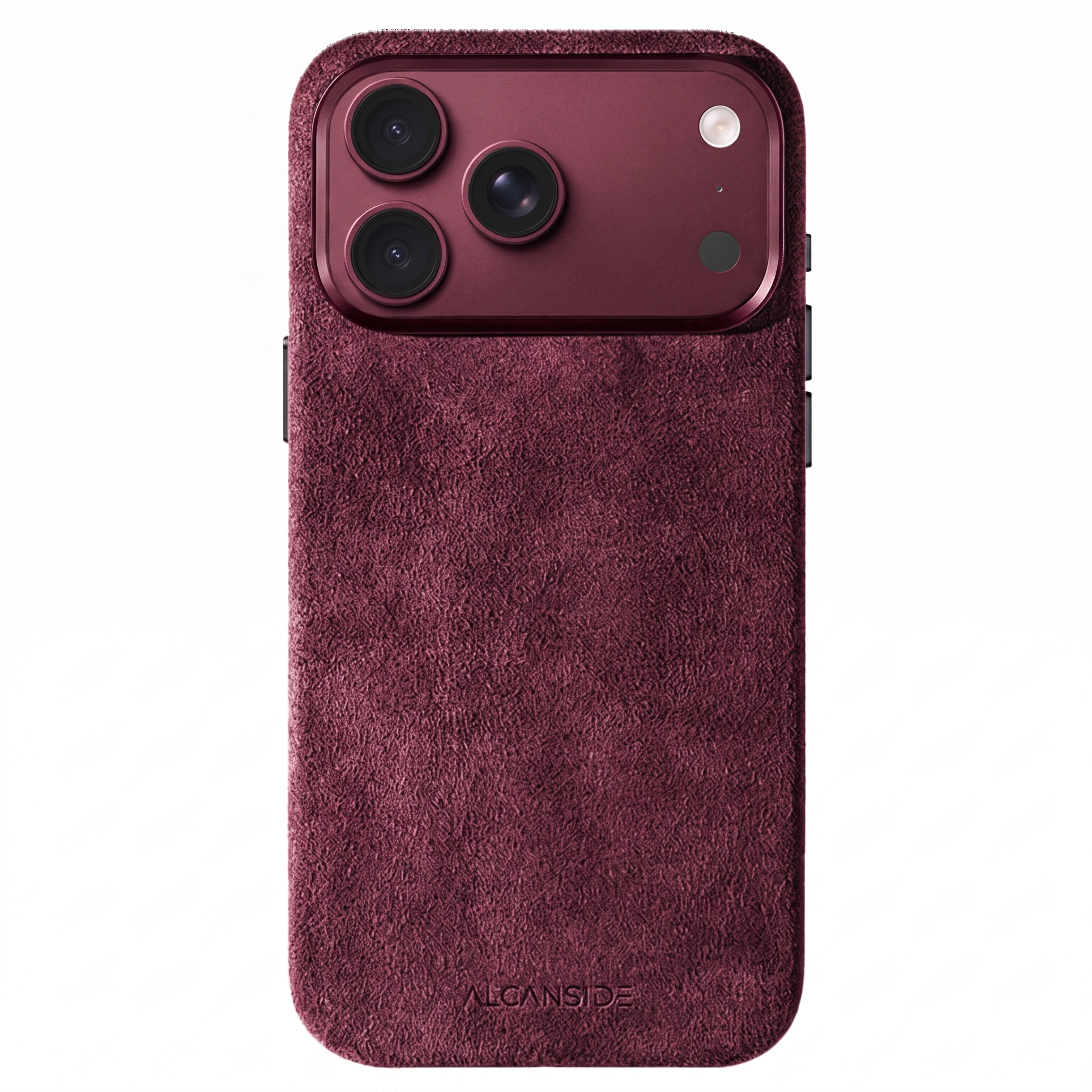 iPhone 18 Pro Alcantara Case Wine Red