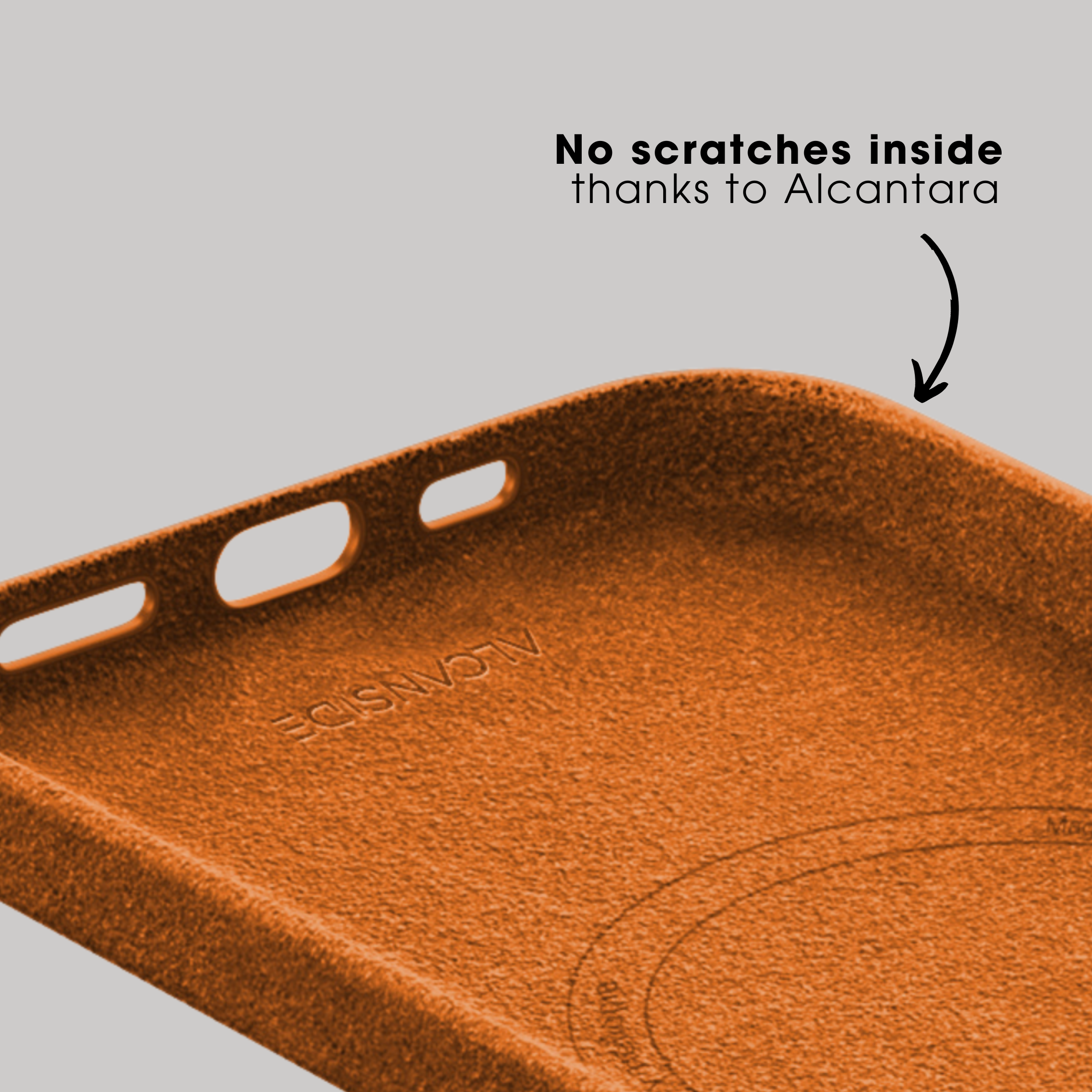 iPhone 15 Pro Max - Alcantara Case - Orange