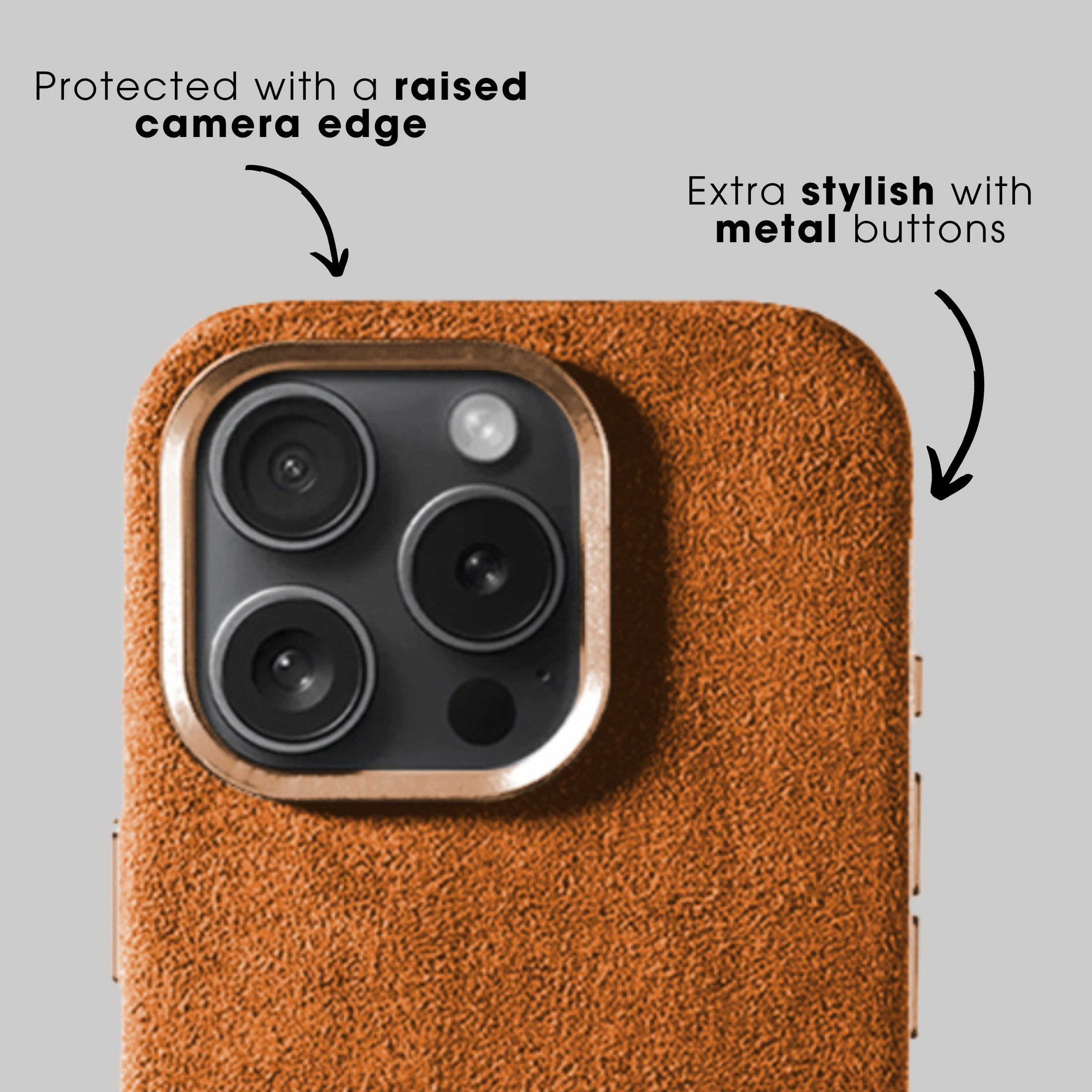 iPhone 16 Pro - Alcantara Case - Orange