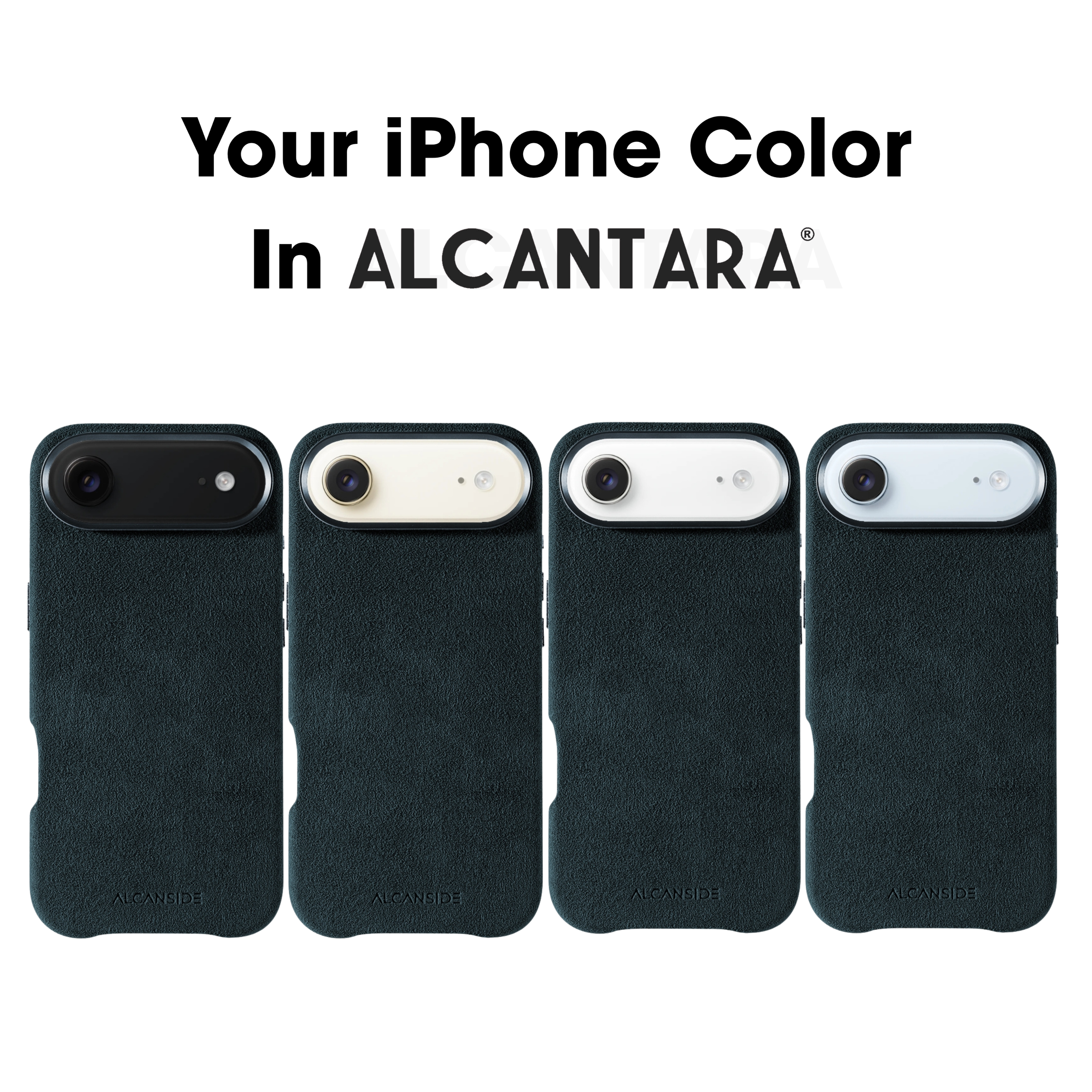 iPhone 17 Air - Alcantara Case - Navy Blue