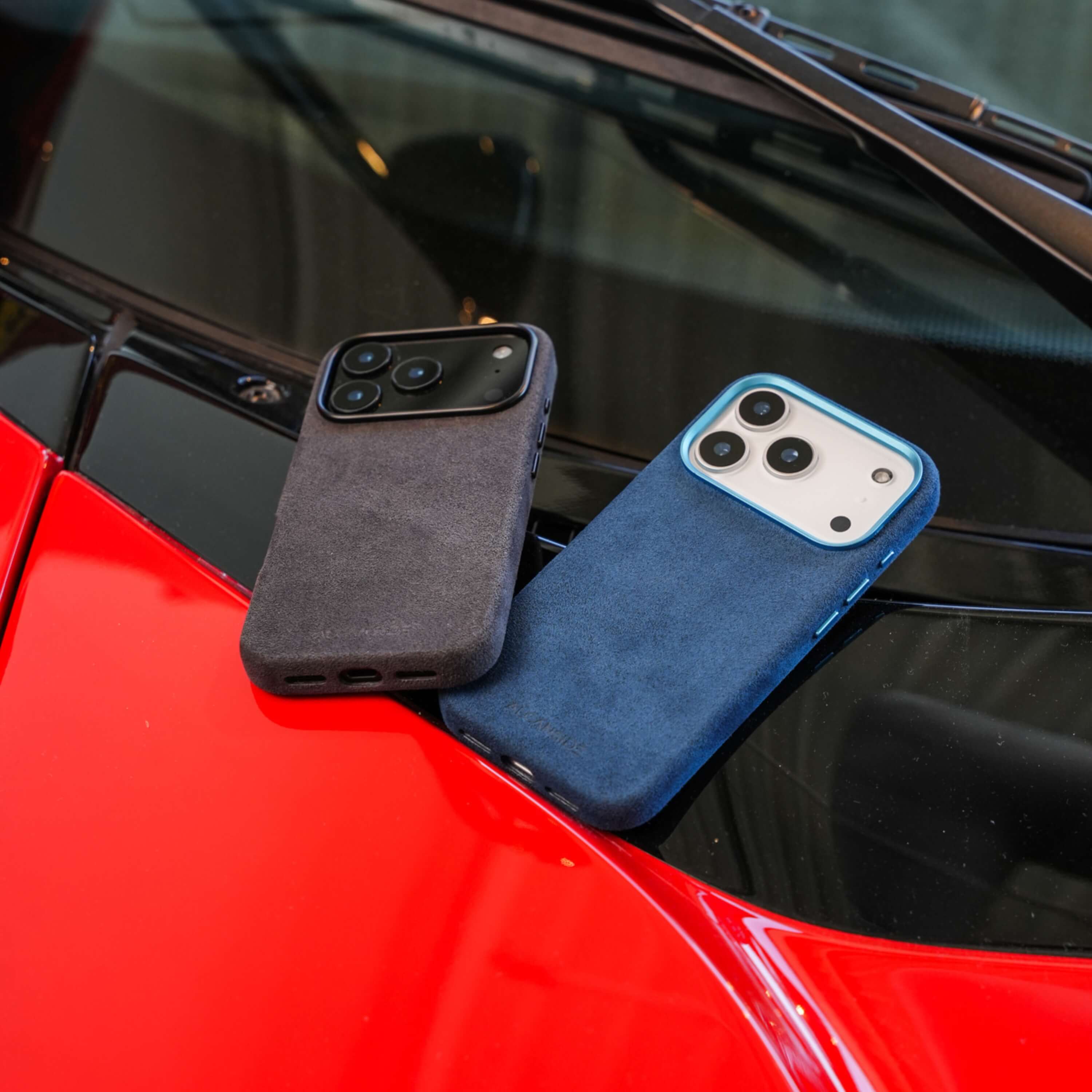 iPhone 17 Pro - Alcantara Case - Ocean Blue