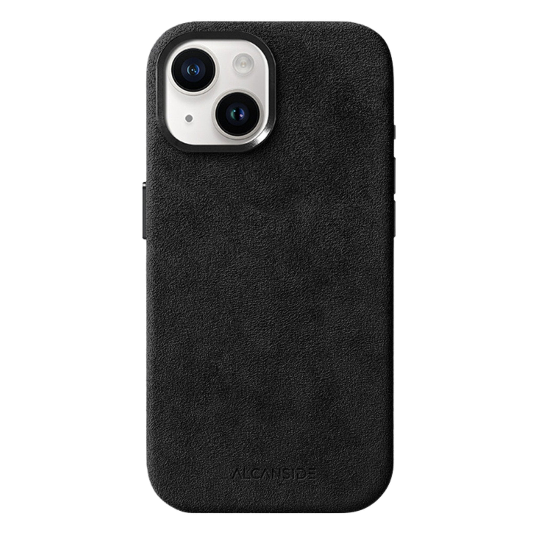 iPhone 15 - Alcantara Case - Deep Black - Alcanside
