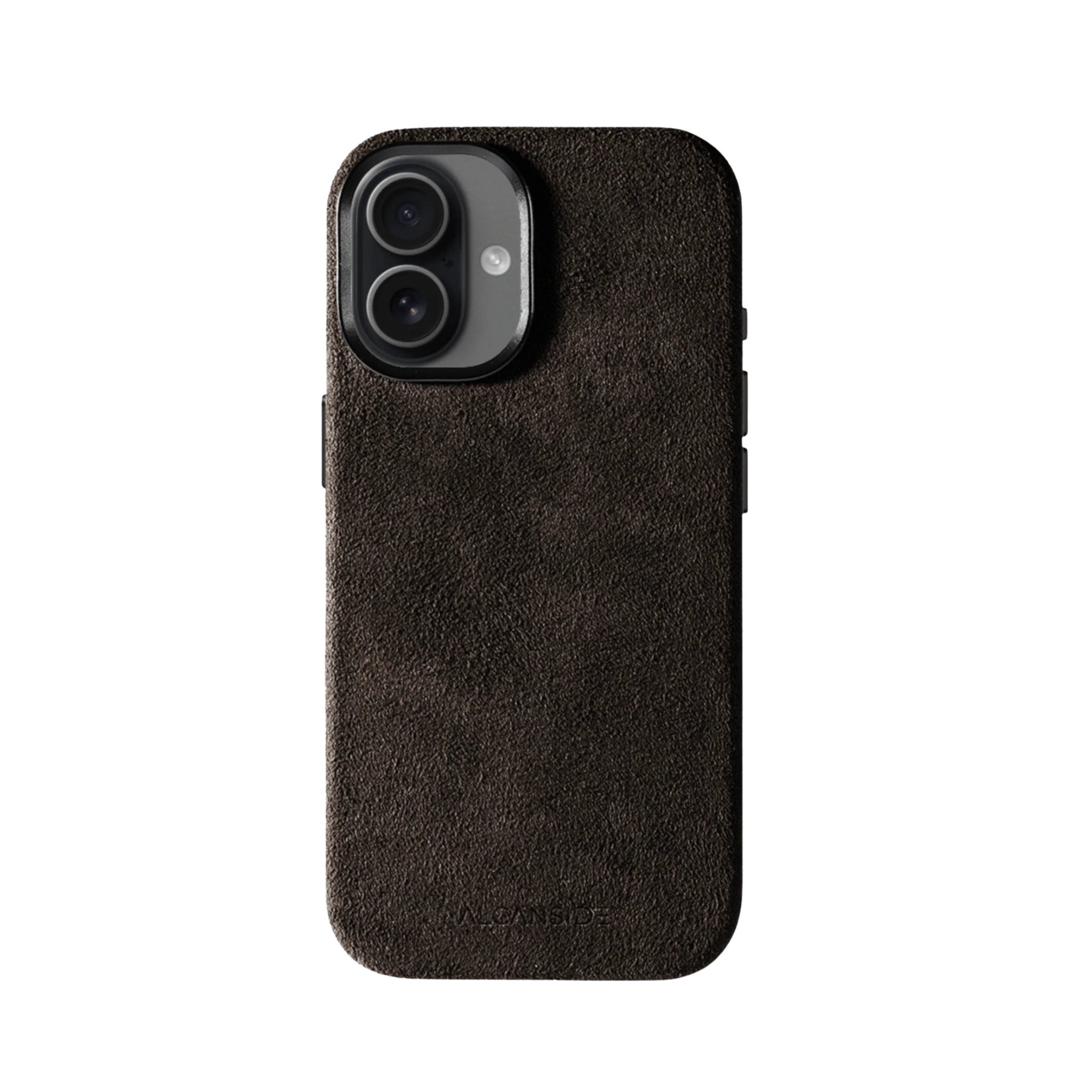 iPhone 16 - Alcantara Case - Chocolate Brown - Alcanside