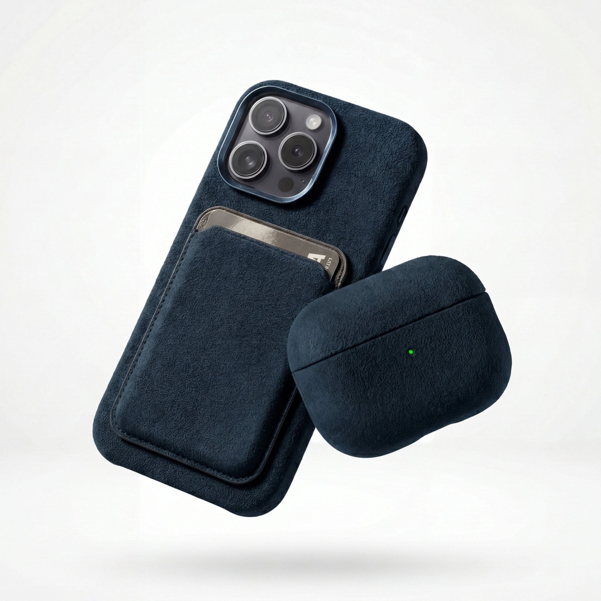 iPhone 16 Pro Max - Alcantara Case - Navy Blue - Alcanside