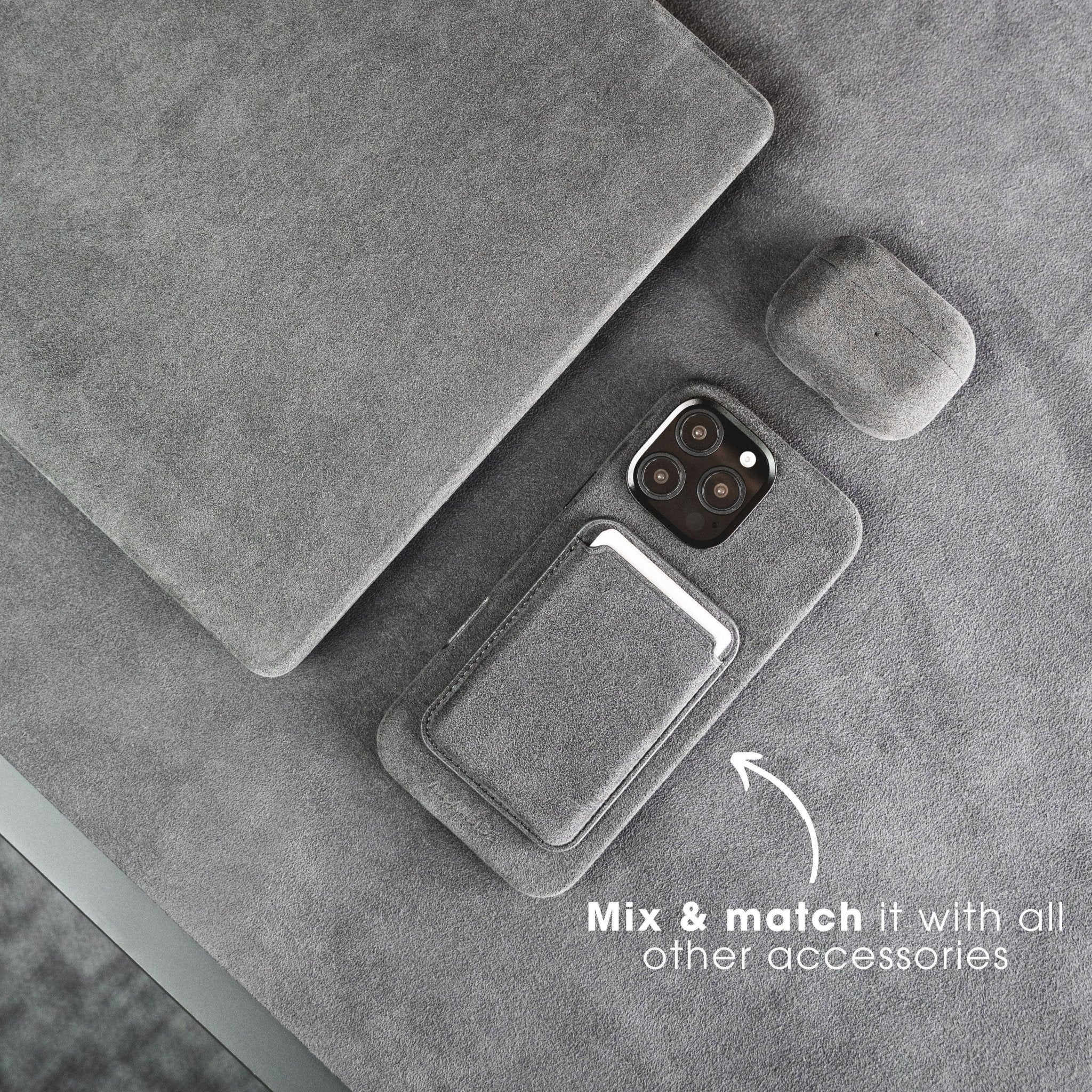 iPhone 16 Plus - Alcantara Case - Space Grey - Alcanside