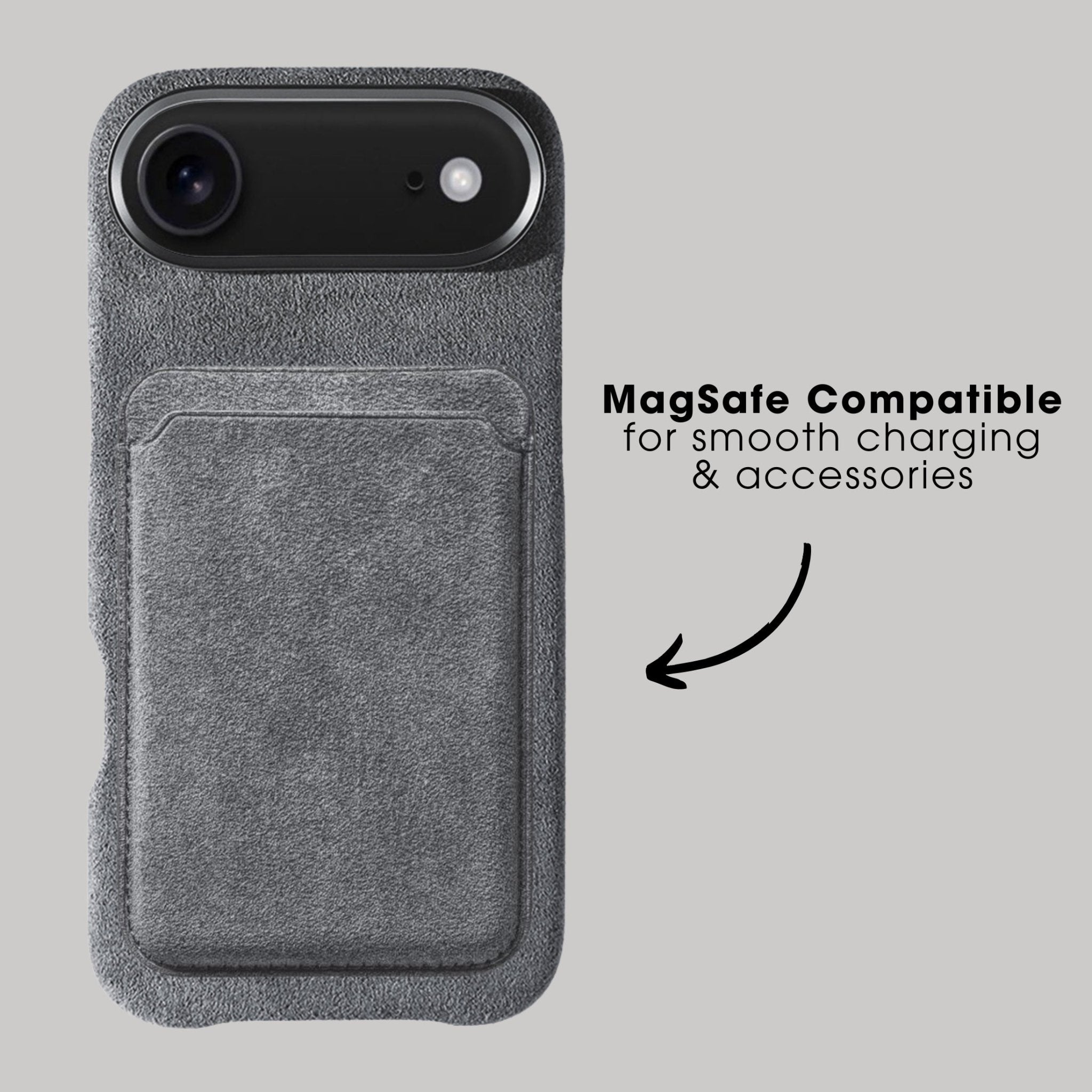 iPhone 17 Air Alcantara® Case · Nardo Gray | Alcanside
