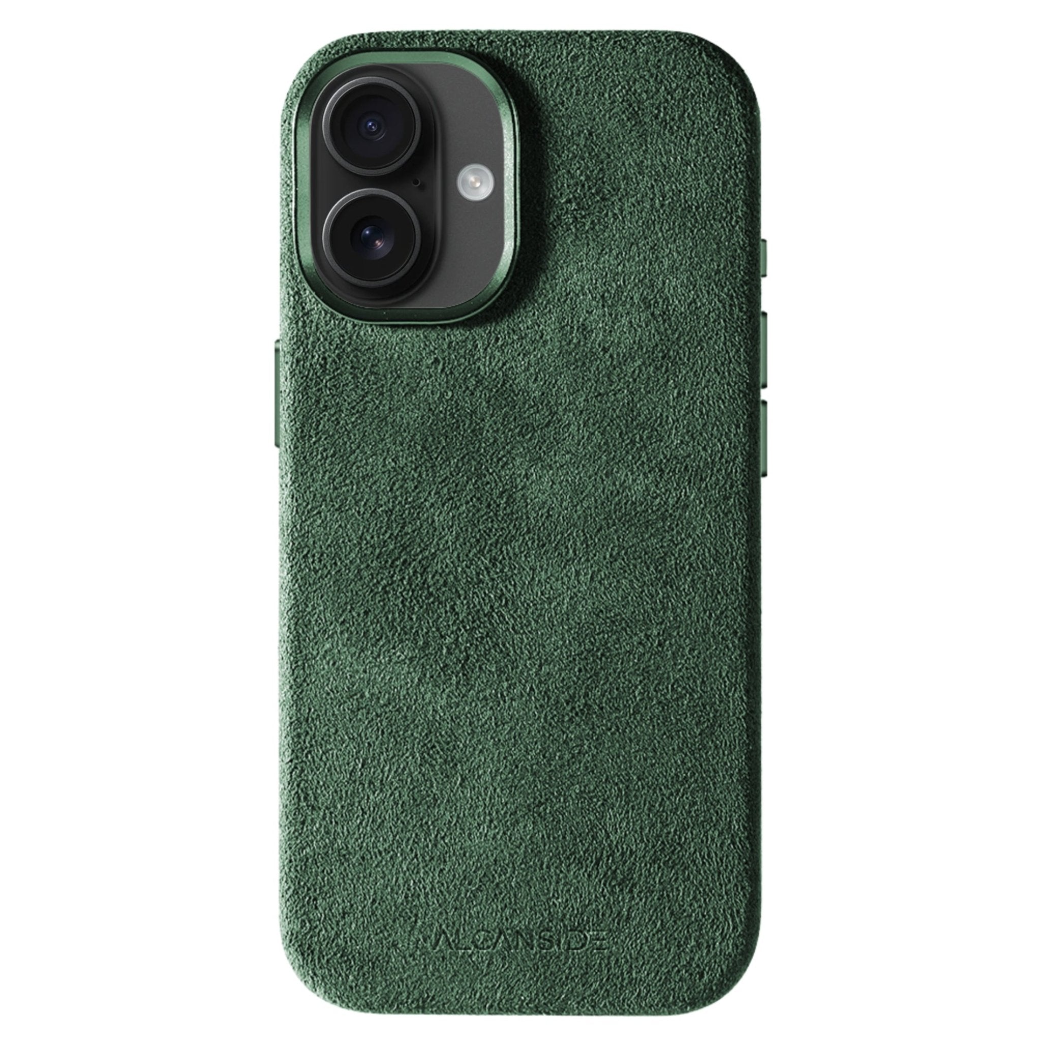 未使用 ALCANSIDE iPhone 17 Pro ケース バーガンディ iPhone 17 Pro - Alcantara Back Cover - Space Grey - Alcanside