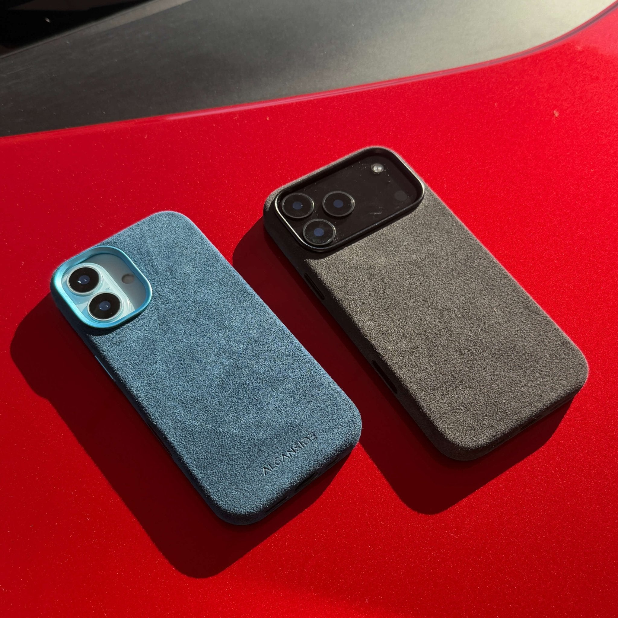 iPhone 17 Alcantara® Case · Ocean Blue | Alcanside