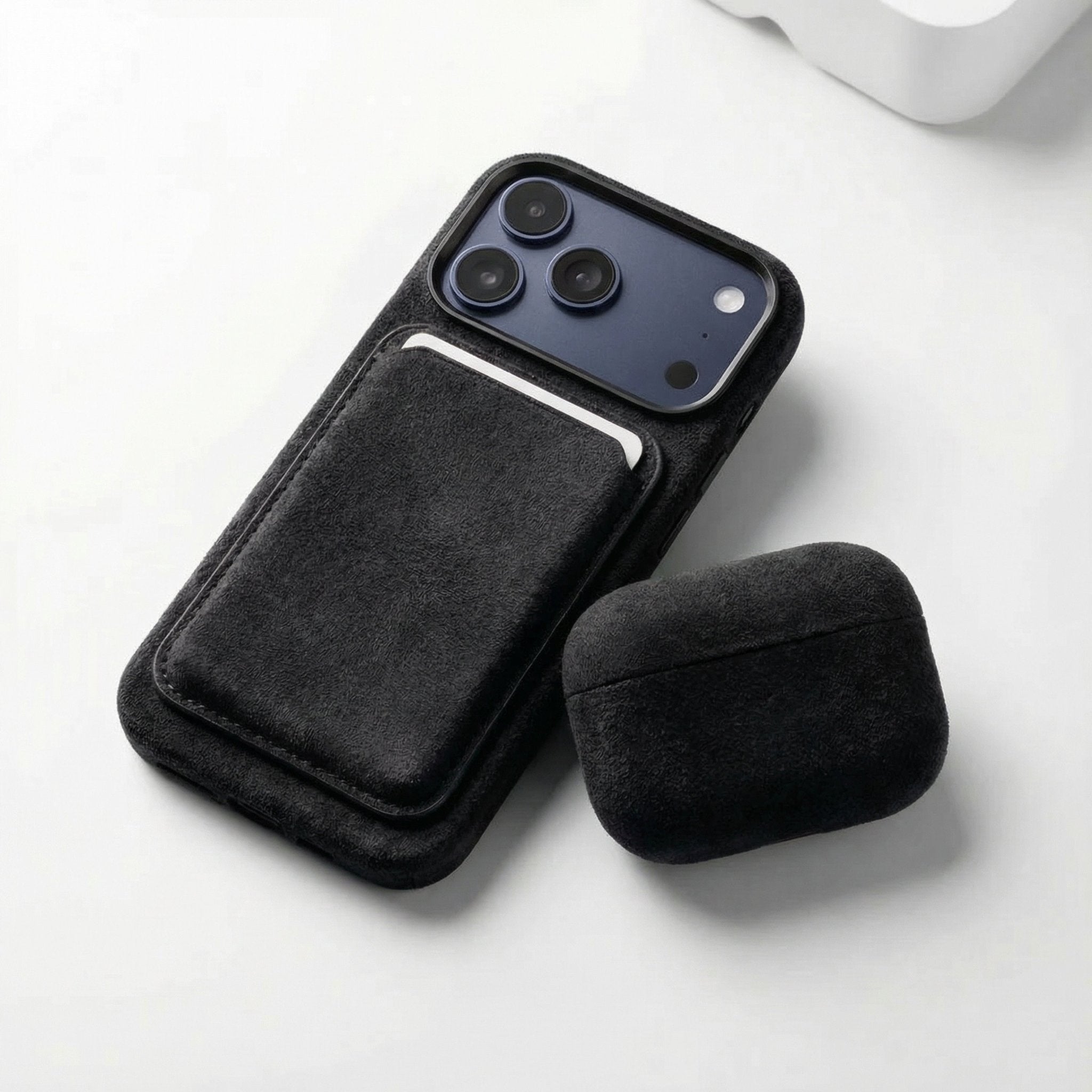 iPhone 17 Pro Max Alcantara® Case · Deep Black | Alcanside