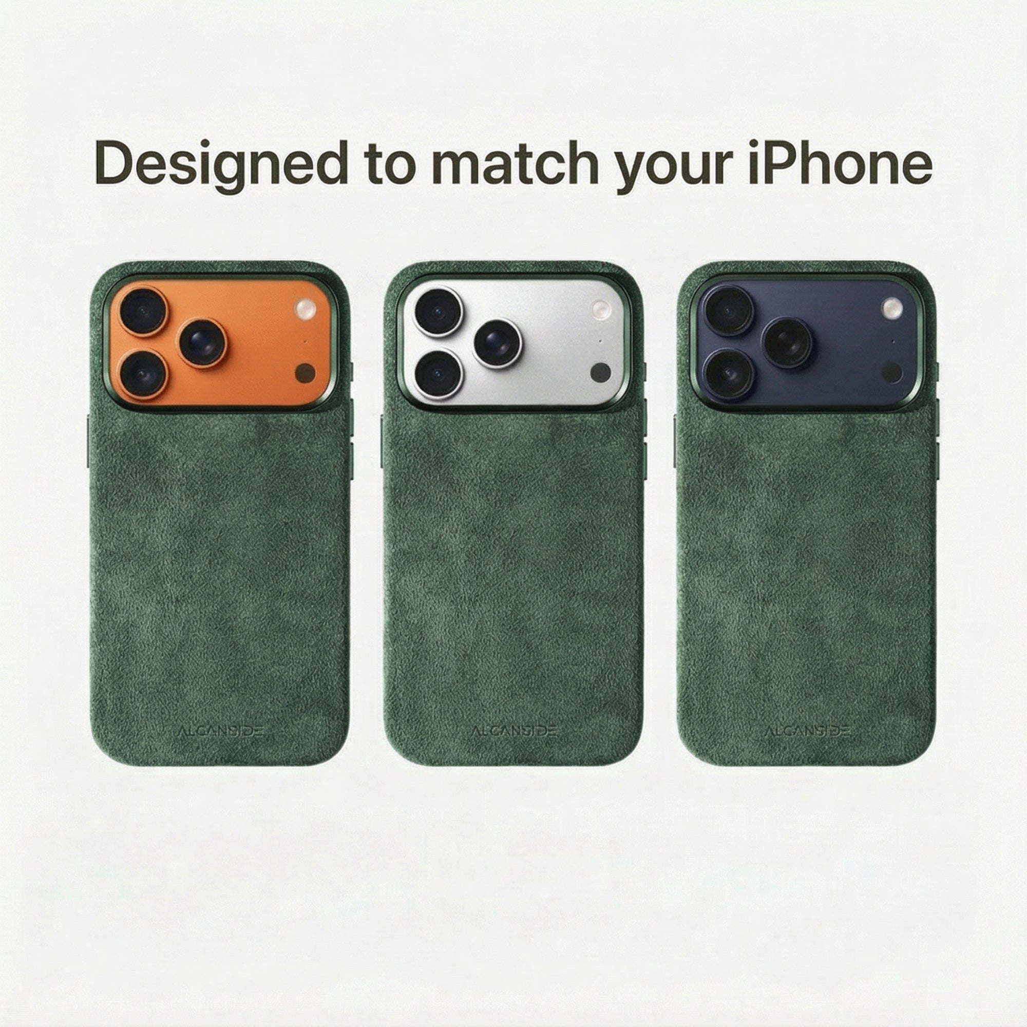 値下げ中ALCANSIDE iPhone17ProMAX MagSafe set iPhone 17 Pro - Alcantara Phone Cases - Alcanside