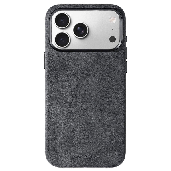 iPhone 17 Pro Max Alcantara® Case · Space Grey | Alcanside
