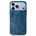iPhone Alcantara Case - Ocean Blue