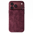 iPhone 18 Pro - Alcantara Case - Wine Red