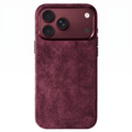iPhone 18 Pro Max - Alcantara Case - Wine Red