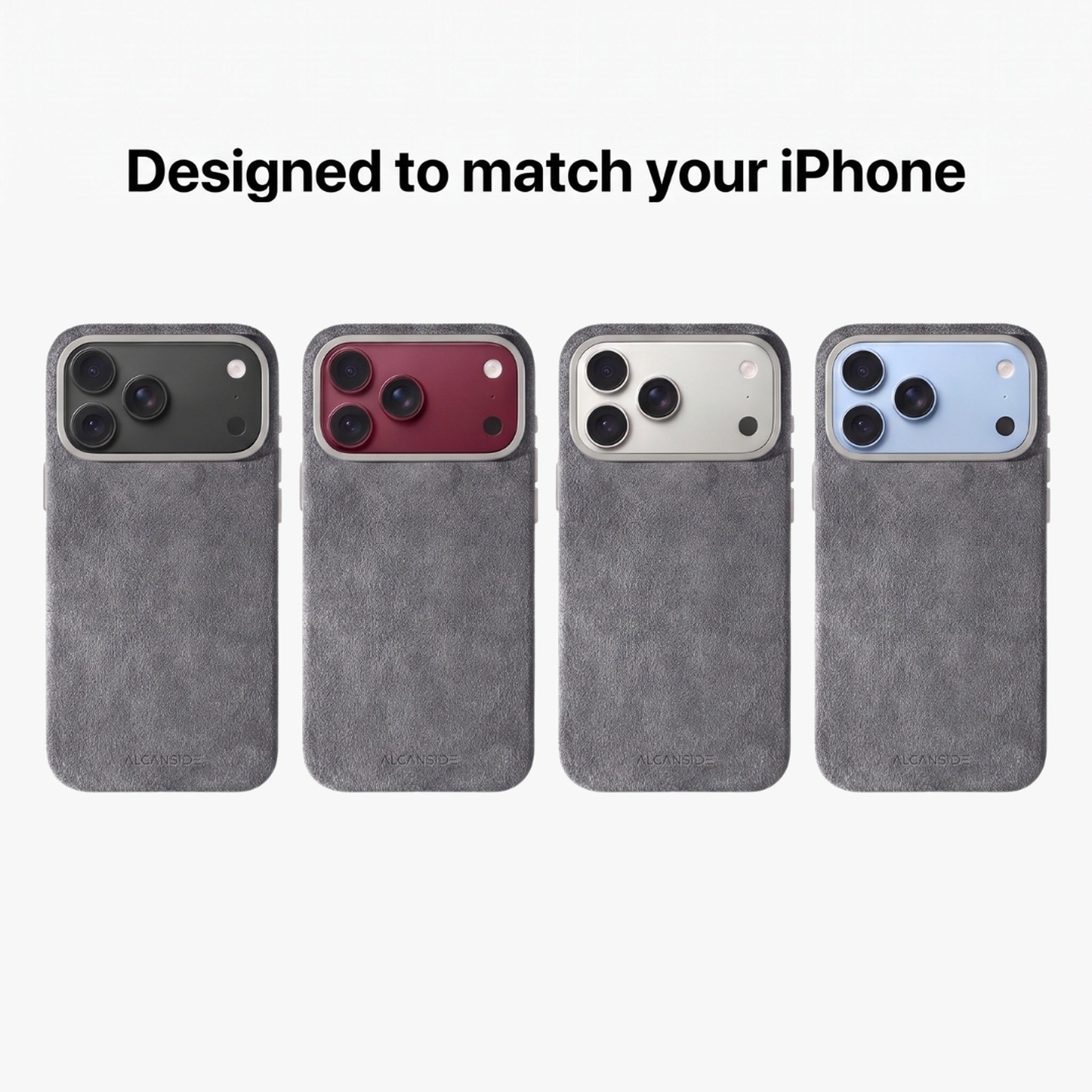 iPhone Alcantara Case - Nardo Gray - Alcanside