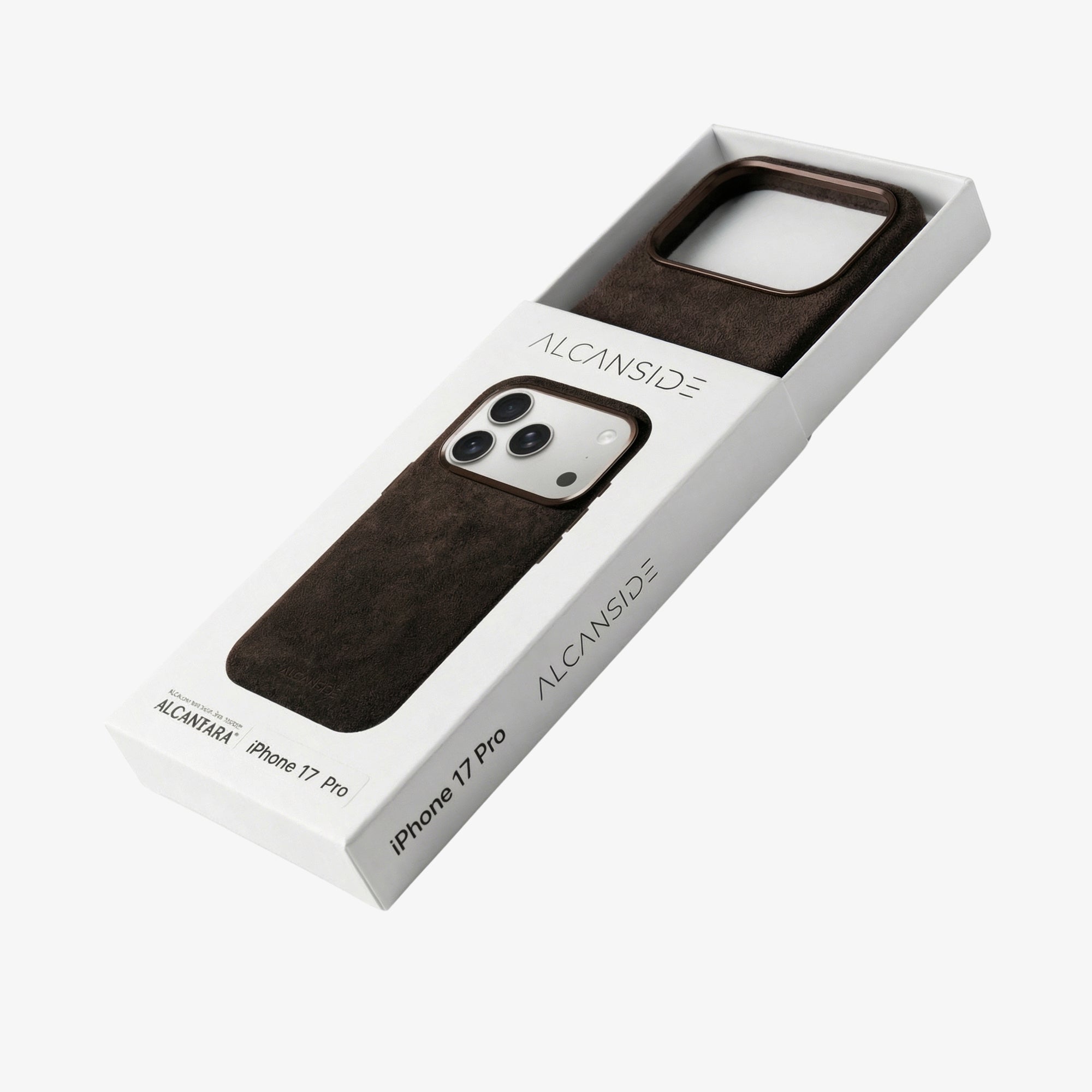 iPhone 17 Pro Max Alcantara® Case · Chocolate Brown | Alcanside