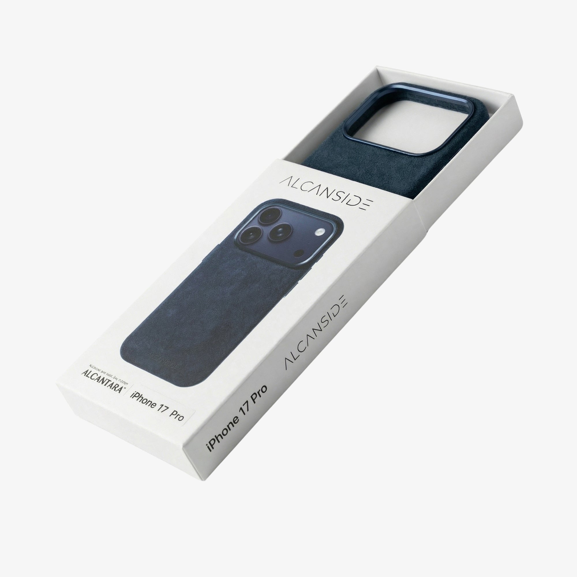 iPhone 17 Pro Max - Alcantara Case - Navy Blue - Alcanside