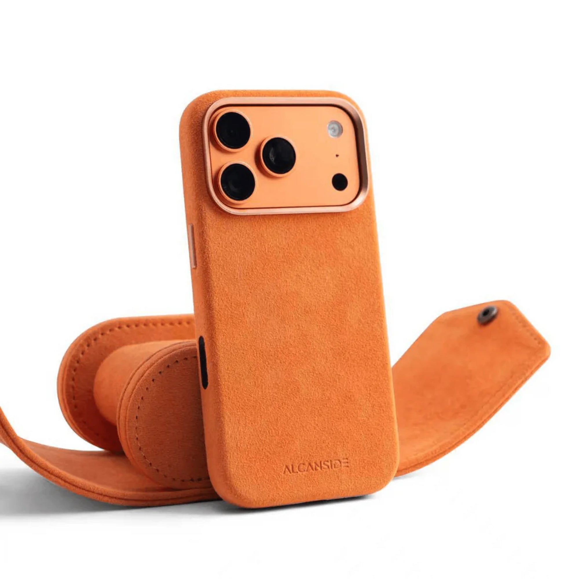 iPhone 17 Pro Max - Alcantara Case - Orange - Alcanside