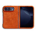 iPhone Duo - Alcantara Case - Orange