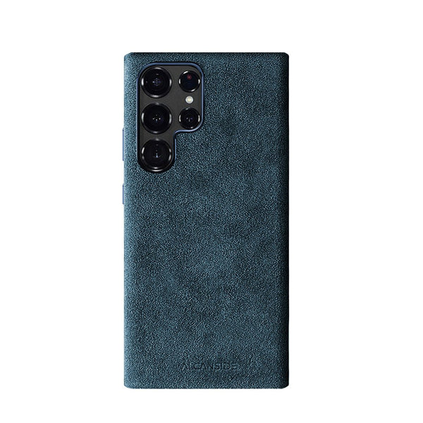 Samsung Galaxy S24 Ultra - Alcantara Case - Ocean Blue