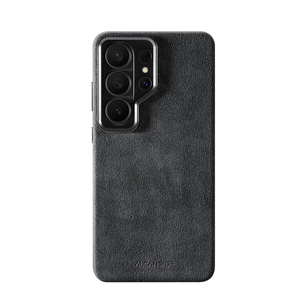 Samsung Galaxy S26 Ultra - Alcantara Case - Space Grey - Alcanside